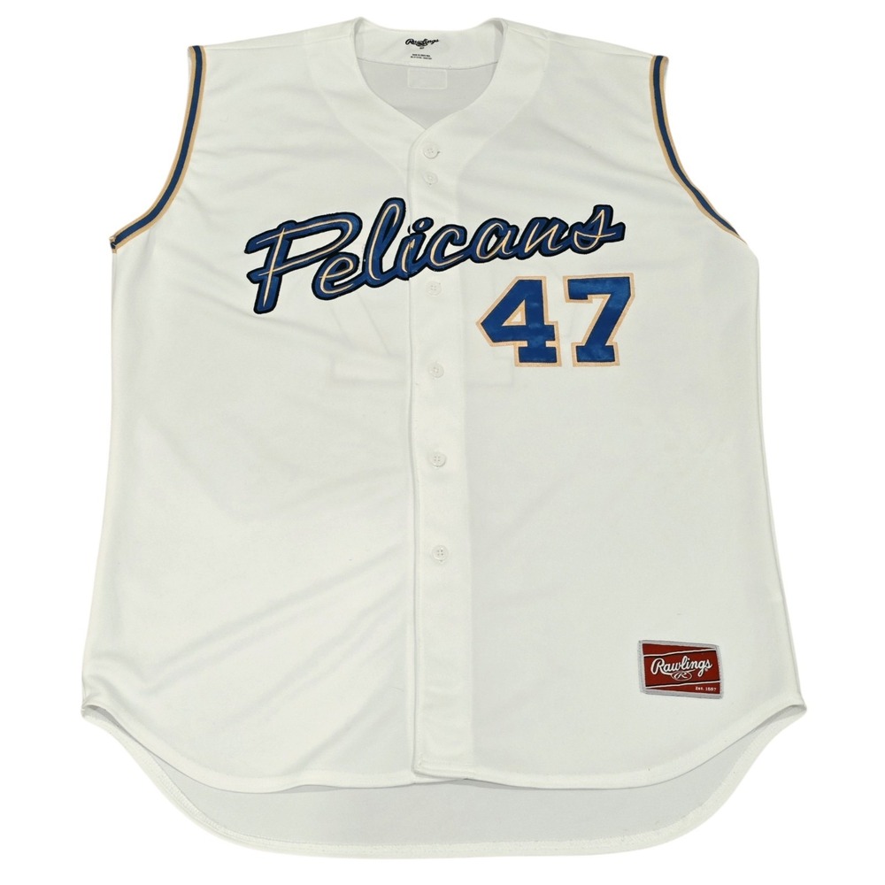 Myrtle Beach Pelicans #47 Rawlings Jersey Size 50 MiLB Chicago Cubs Affiliate